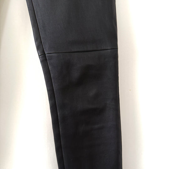 AKRIS New FRIA Leather Pants