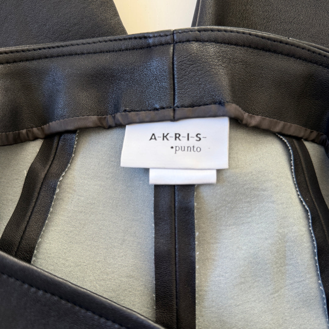AKRIS New FRIA Leather Pants