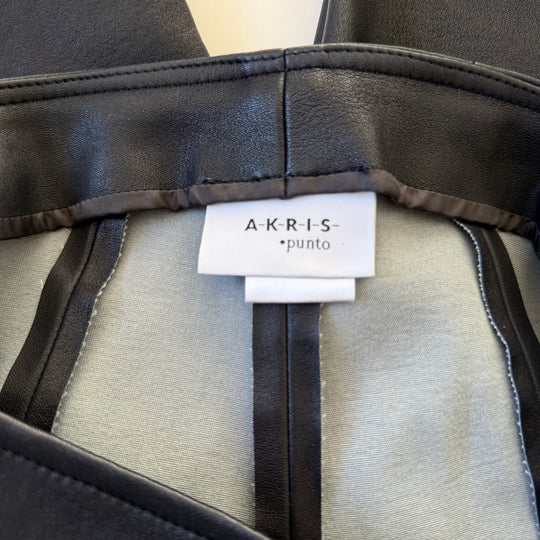 AKRIS New FRIA Leather Pants
