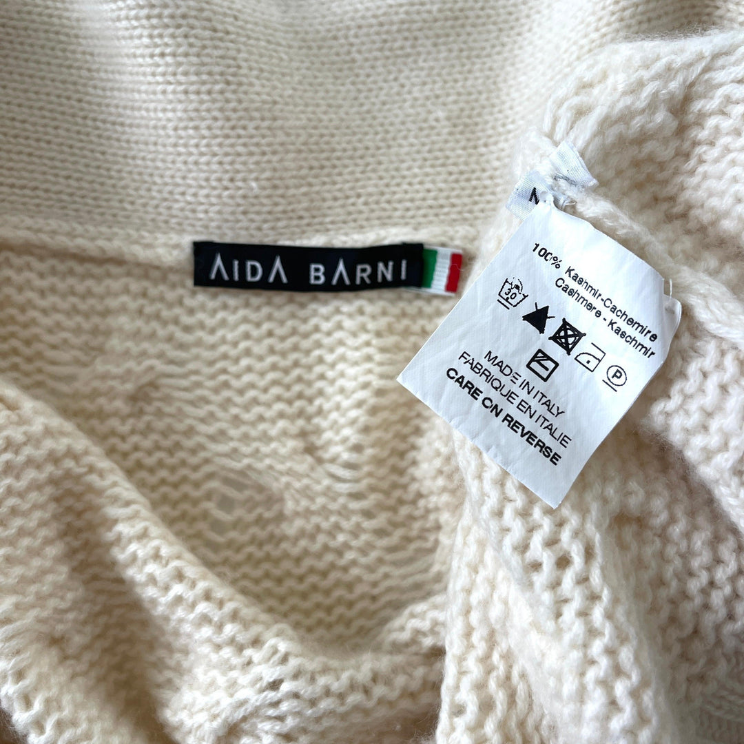 AIDA BARNI - AIDA BARNI New Cashmere Cardigan - AVVIIVVA.COM