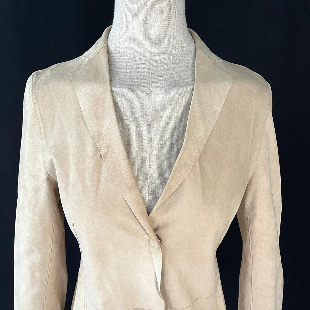AKRIS - AKRIS Leather Blazer - AVVIIVVA.COM