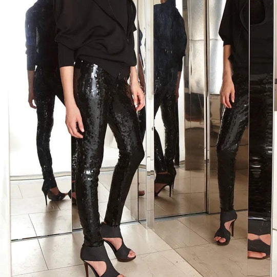 AKRIS - AKRIS Sequin Pants - AVVIIVVA.COM