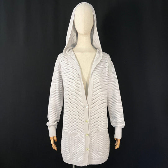 ALLUDE - ALLUDE Hooded Cardigan - AVVIIVVA.COM