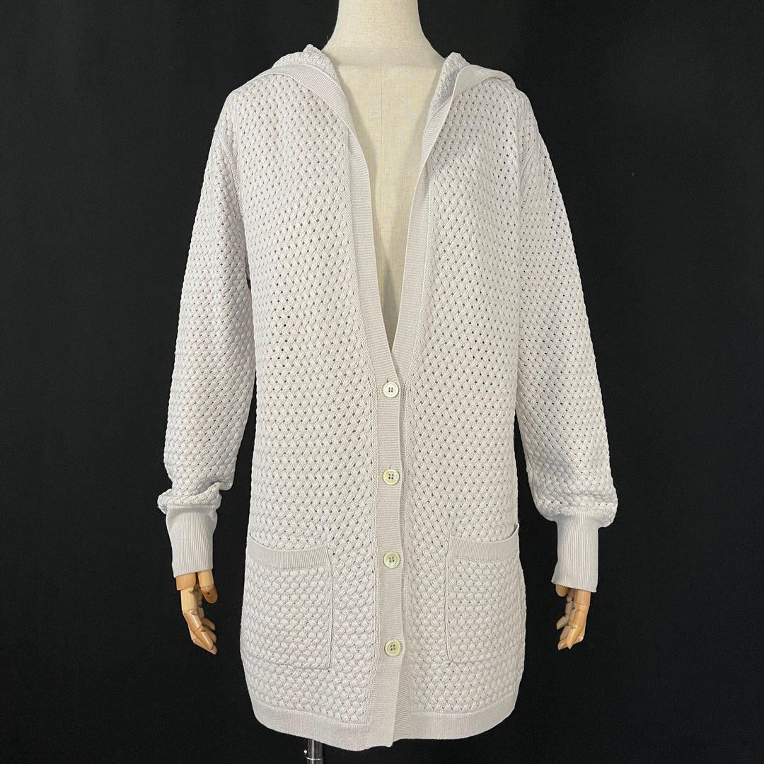 ALLUDE - ALLUDE Hooded Cardigan - AVVIIVVA.COM