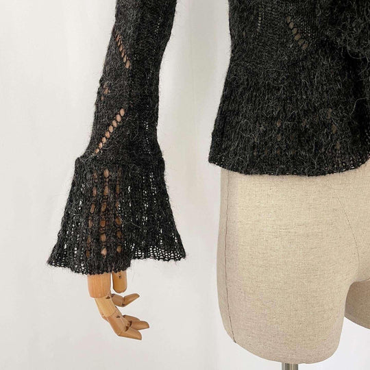 ANN DEMEULEMEESTER - ANN DEMEULEMEESTER Knitted Cardigan - AVVIIVVA.COM