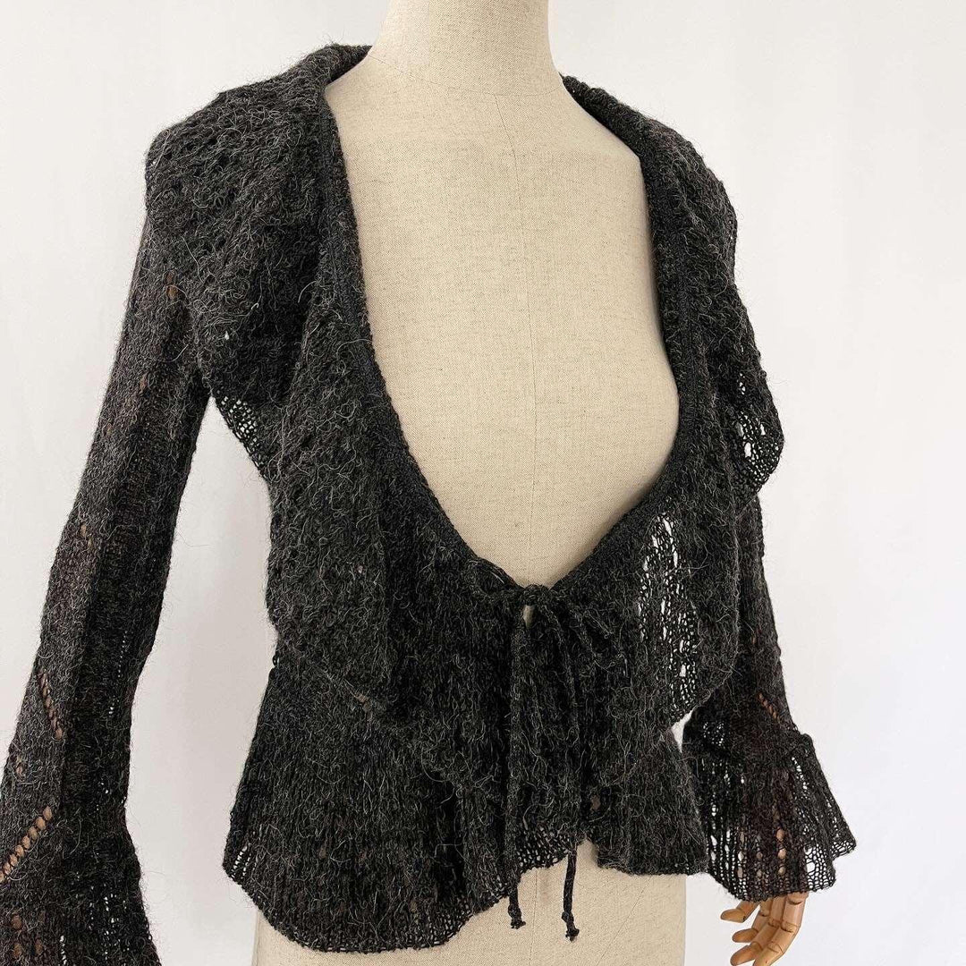 ANN DEMEULEMEESTER - ANN DEMEULEMEESTER Knitted Cardigan - AVVIIVVA.COM
