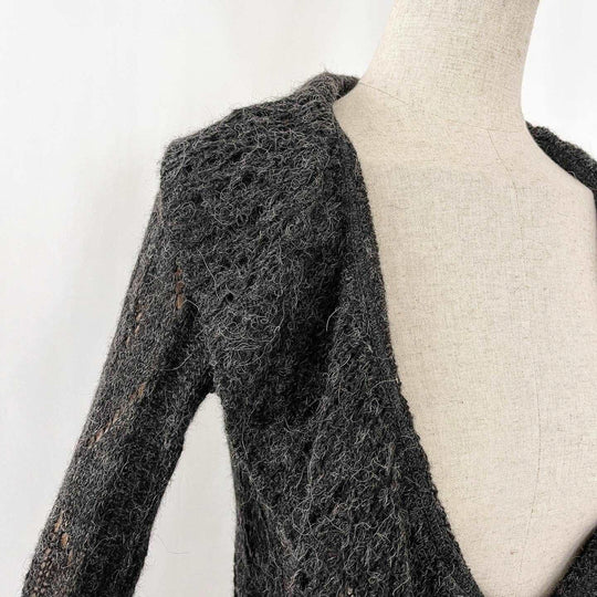 ANN DEMEULEMEESTER - ANN DEMEULEMEESTER Knitted Cardigan - AVVIIVVA.COM