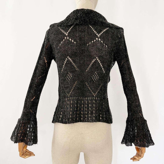 ANN DEMEULEMEESTER - ANN DEMEULEMEESTER Knitted Cardigan - AVVIIVVA.COM