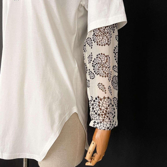 ANN DEMEULEMEESTER - ANN DEMEULEMEESTER Long Sleeve T-Shirt - AVVIIVVA.COM