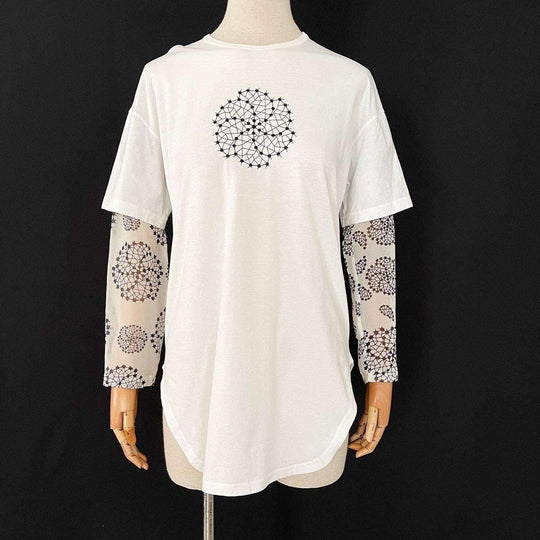 ANN DEMEULEMEESTER - ANN DEMEULEMEESTER Long Sleeve T-Shirt - AVVIIVVA.COM