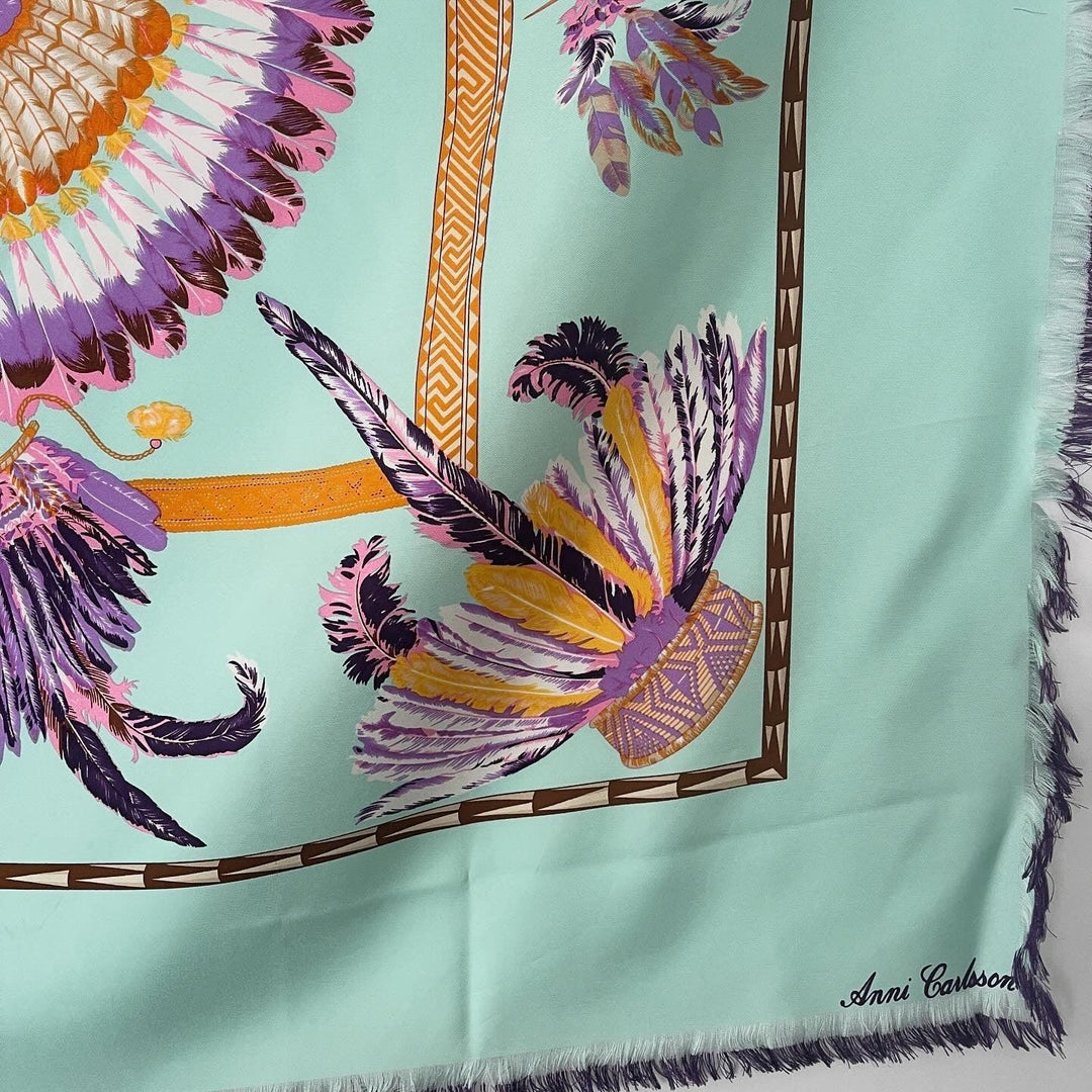 ANNI CARLSSON - ANNI CARLSSON Silk Scarf - AVVIIVVA.COM