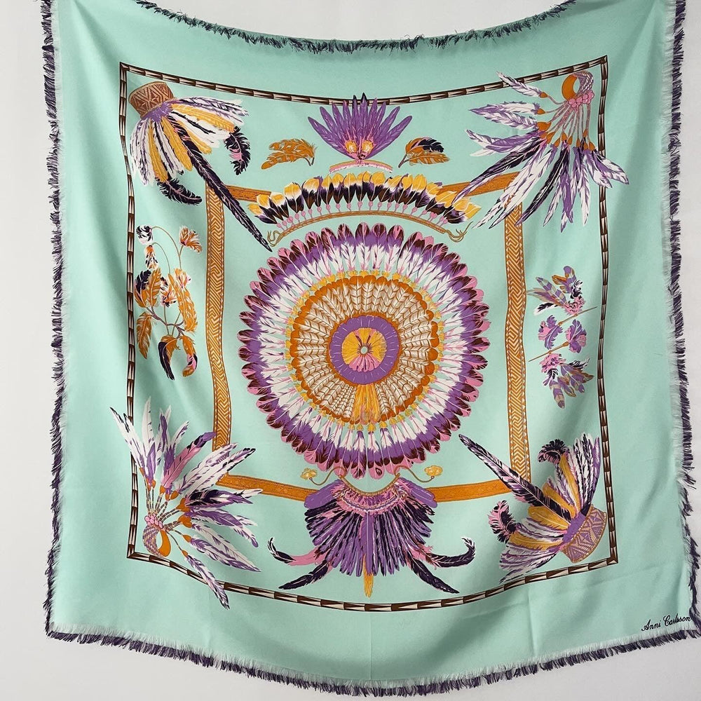 ANNI CARLSSON - ANNI CARLSSON Silk Scarf - AVVIIVVA.COM