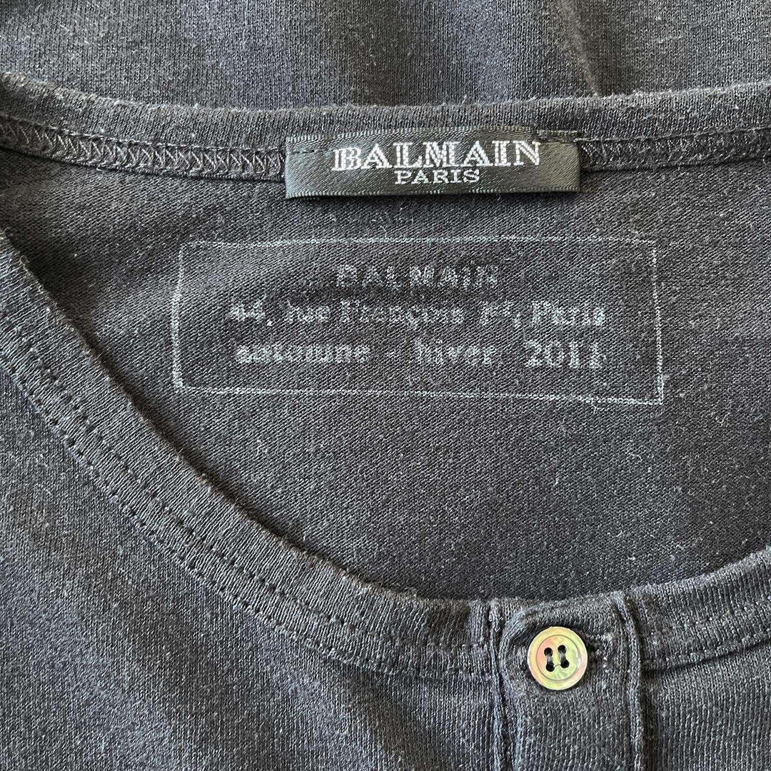 BALMAIN - BALMAIN Archive Long sleeve t-shirt - AVVIIVVA.COM