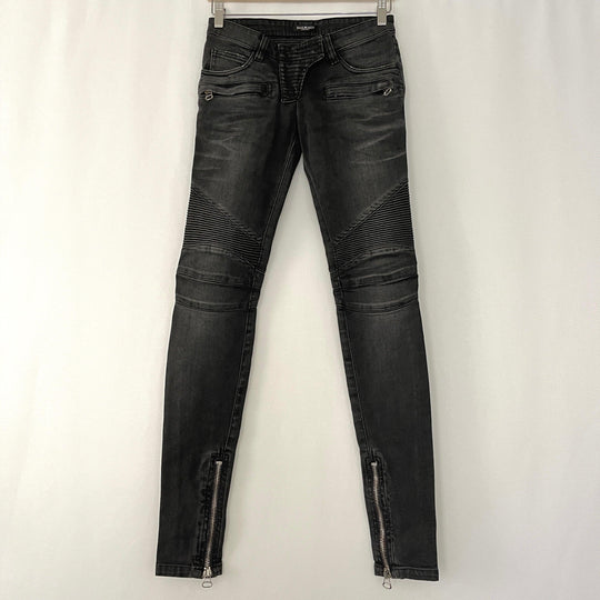 BALMAIN - BALMAIN Biker Jeans - AVVIIVVA.COM