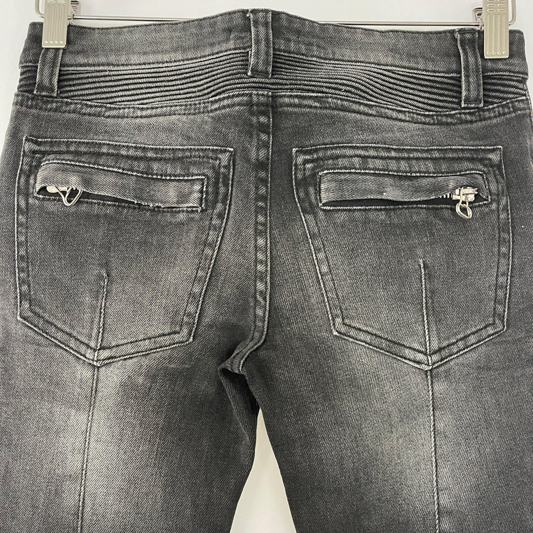 BALMAIN - BALMAIN Biker Jeans - AVVIIVVA.COM