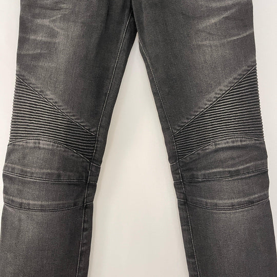 BALMAIN - BALMAIN Biker Jeans - AVVIIVVA.COM