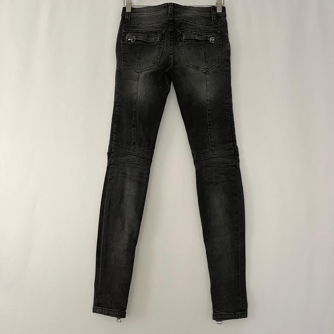 BALMAIN - BALMAIN Biker Jeans - AVVIIVVA.COM