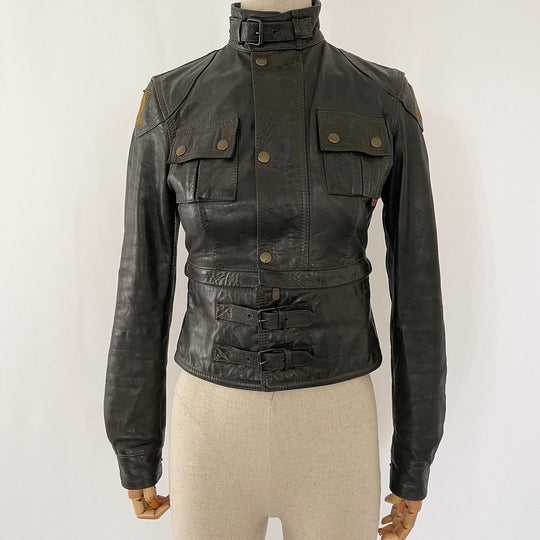 BELSTAFF - BELSTAFF Tourmaster Trophy Leather Jacket - AVVIIVVA.COM