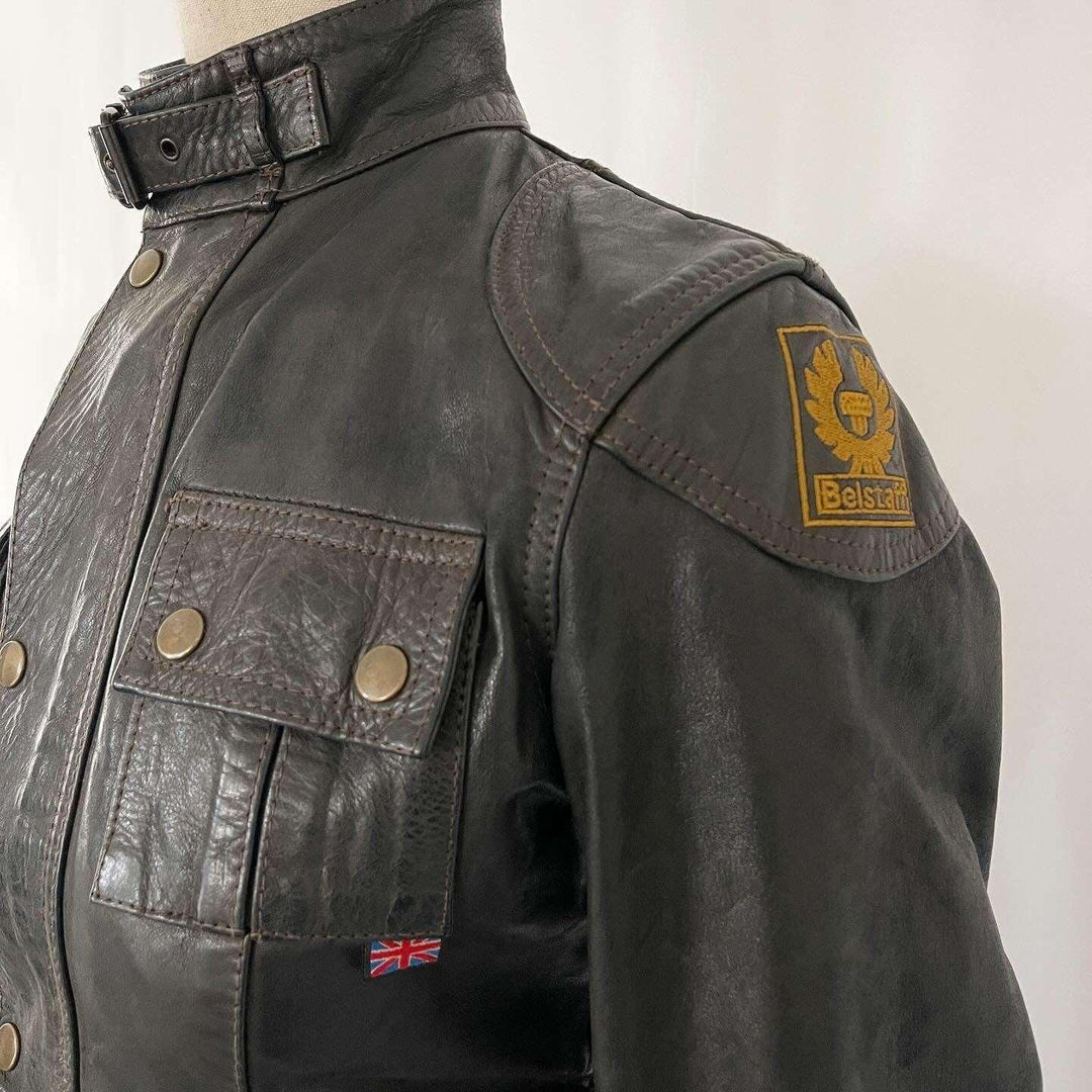 BELSTAFF - BELSTAFF Tourmaster Trophy Leather Jacket - AVVIIVVA.COM