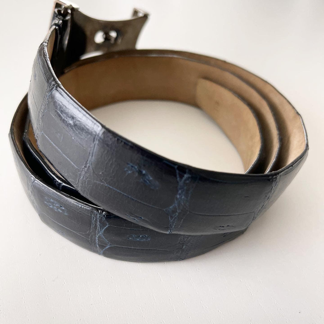 BRIONI - BRIONI Crocodile Leather Belt - AVVIIVVA.COM