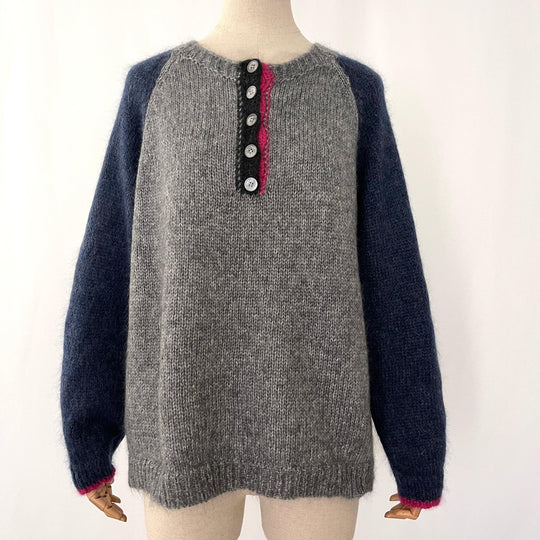 BRORA - BRORA Superkid Mohair Sweater - AVVIIVVA.COM