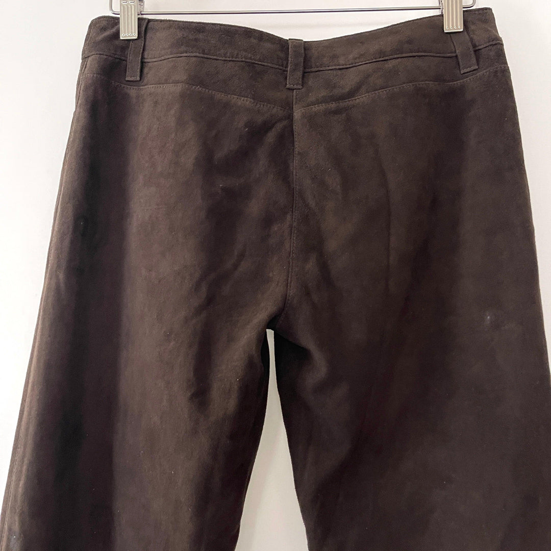 Brown Leather Pants - Brown Leather Pants - AVVIIVVA.COM