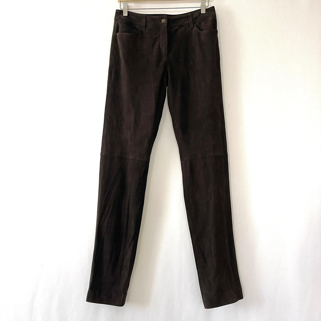 Brown Leather Pants - Brown Leather Pants - AVVIIVVA.COM