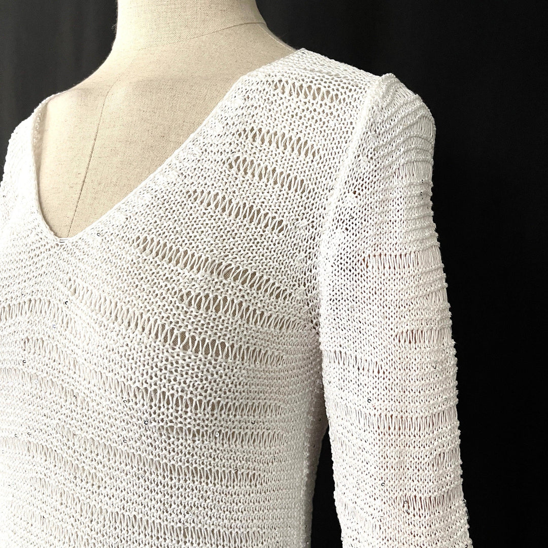 BRUNELLO CUCINELLI - BRUNELLO CUCINELLI Sequin Net Pullover - AVVIIVVA.COM