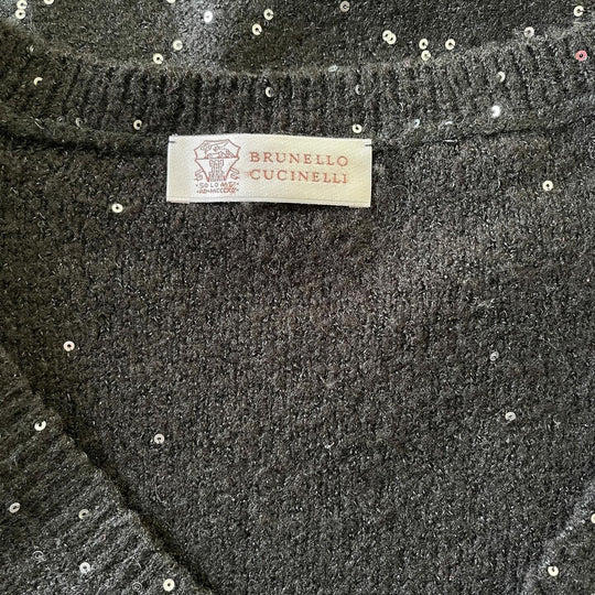 BRUNELLO CUCINELLI - BRUNELLO CUCINELLI Sequin Pullover - AVVIIVVA.COM