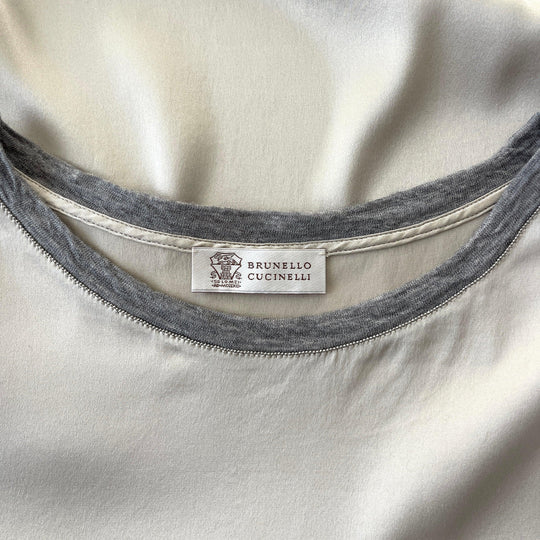 BRUNELLO CUCINELLI - BRUNELLO CUCINELLI Silk Top - AVVIIVVA.COM