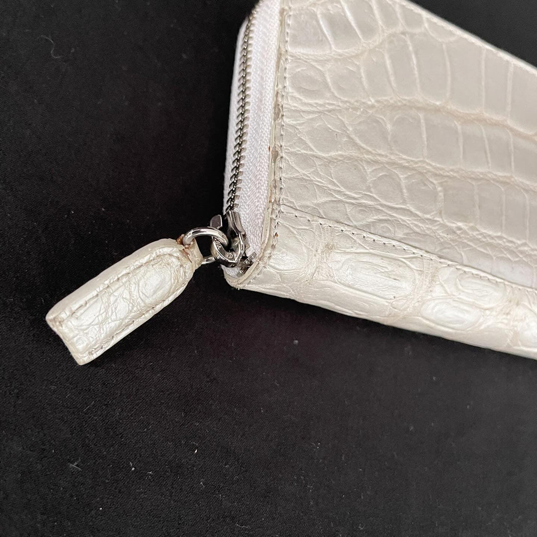 CROCODILE LEATHER - CROCODILE LEATHER Wallet - AVVIIVVA.COM