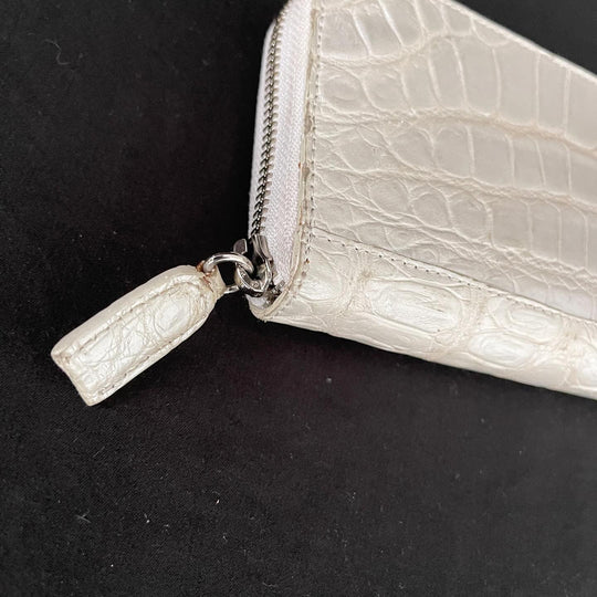 CROCODILE LEATHER - CROCODILE LEATHER Wallet - AVVIIVVA.COM