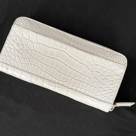CROCODILE LEATHER - CROCODILE LEATHER Wallet - AVVIIVVA.COM