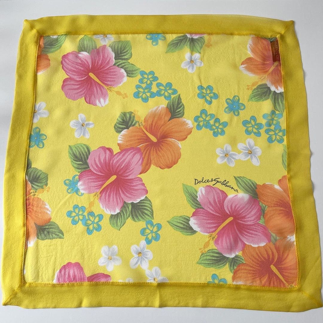 DOLCE & GABBANA - DOLCE & GABBANA Silk Scarf - AVVIIVVA.COM