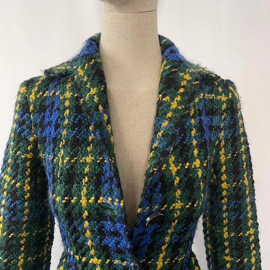 DOLCE & GABBANA - DOLCE & GABBANA Tweed Coat - AVVIIVVA.COM