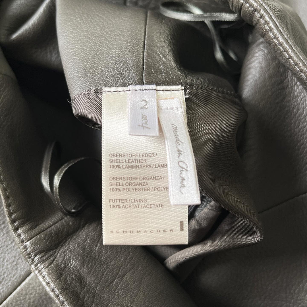 DOROTHEE SCHUMACHER - DOROTHEE SCHUMACHER Leather Skirt - AVVIIVVA.COM