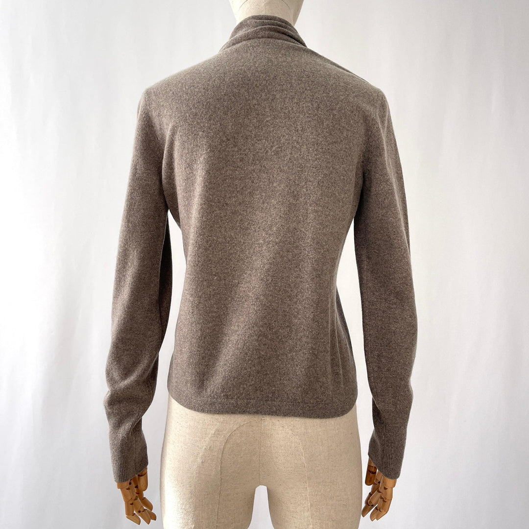 FABIANA FILIPPI - FABIANA FILIPPI Wool/Leather Cardigan - AVVIIVVA.COM