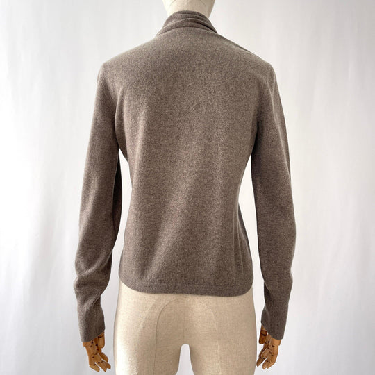 FABIANA FILIPPI - FABIANA FILIPPI Wool/Leather Cardigan - AVVIIVVA.COM