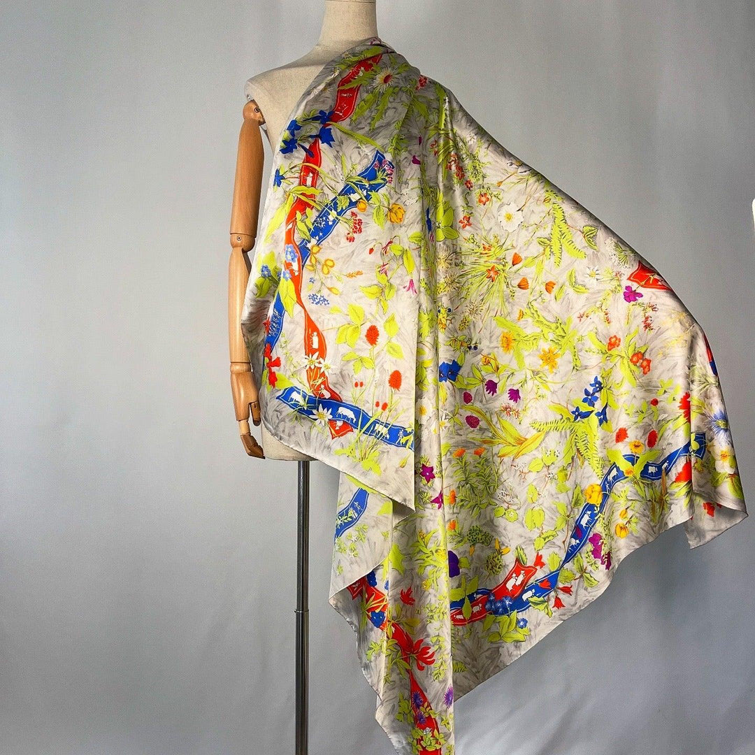 FABRIC FRONTLINE - FABRIC FRONTLINE New Big Silk Scarf - AVVIIVVA.COM