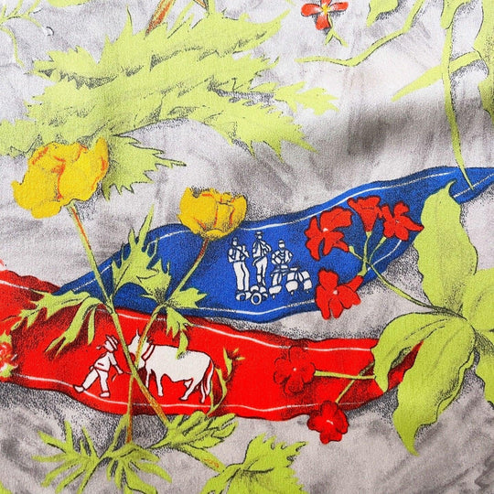 FABRIC FRONTLINE - FABRIC FRONTLINE New Big Silk Scarf - AVVIIVVA.COM