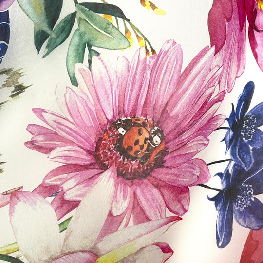 FABRIC FRONTLINE - FABRIC FRONTLINE New Large Handpainted Silk Scarf - AVVIIVVA.COM