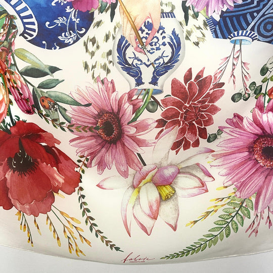 FABRIC FRONTLINE - FABRIC FRONTLINE New Large Handpainted Silk Scarf - AVVIIVVA.COM