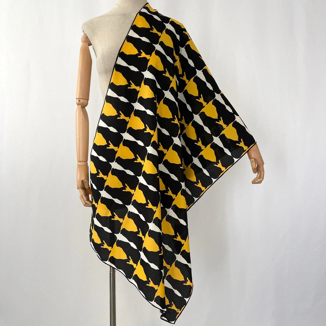 FABRIC FRONTLINE - FABRIC FRONTLINE New Silk Scarf - AVVIIVVA.COM