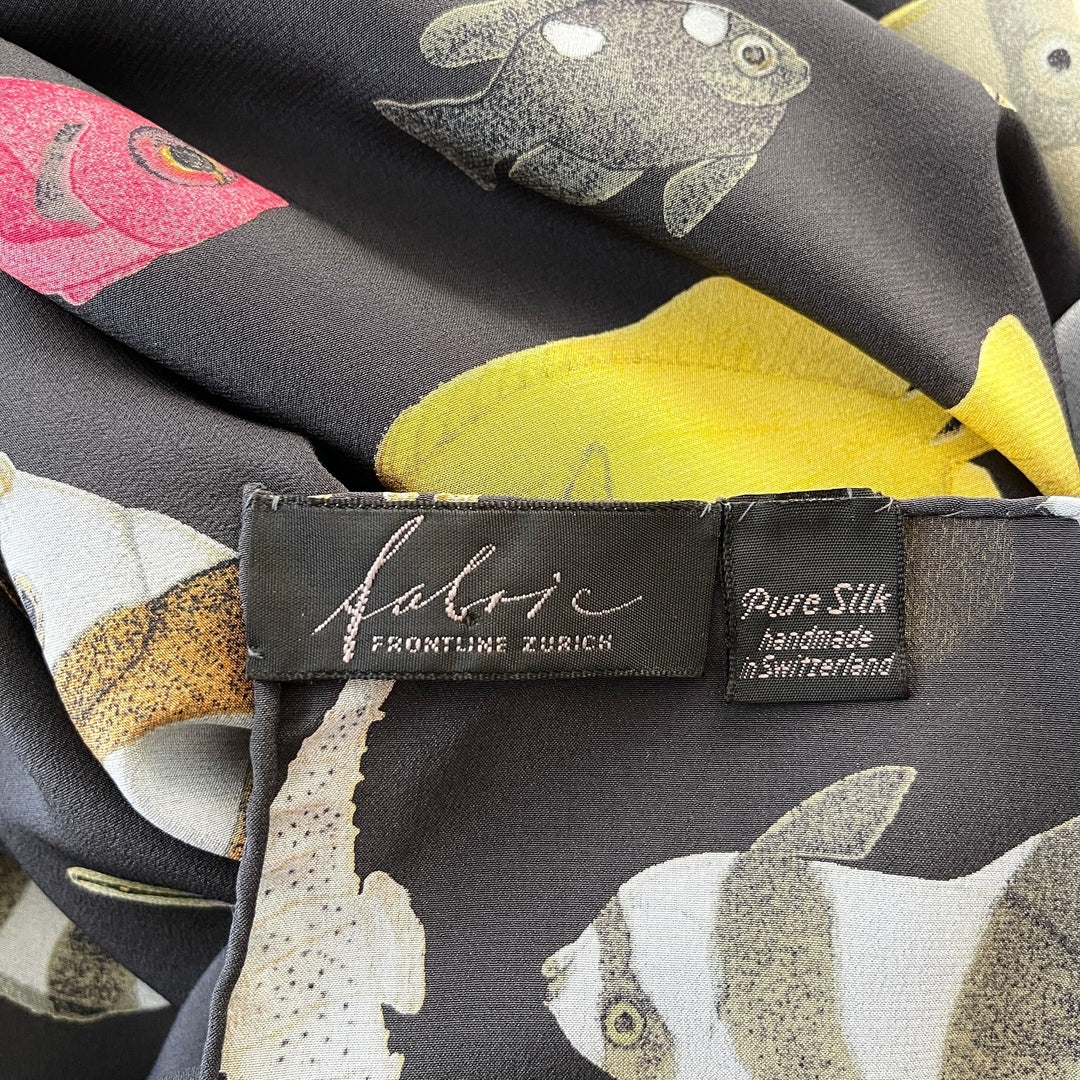 FABRIC FRONTLINE - FABRIC FRONTLINE New Silk Scarf - AVVIIVVA.COM