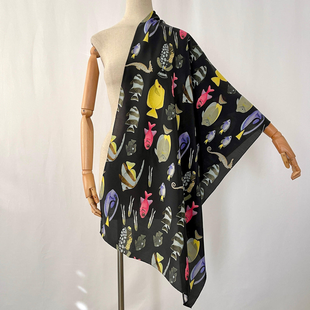 FABRIC FRONTLINE - FABRIC FRONTLINE New Silk Scarf - AVVIIVVA.COM