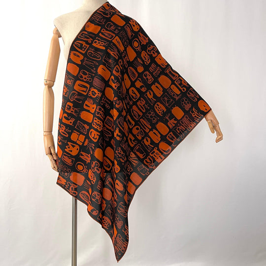 FABRIC FRONTLINE - FABRIC FRONTLINE New Silk Scarf - AVVIIVVA.COM