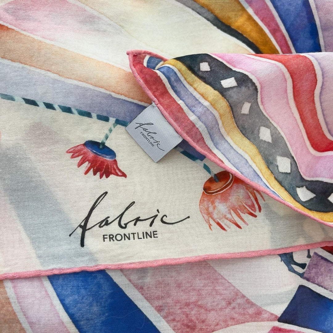 FABRIC FRONTLINE - FABRIC FRONTLINE Scarf - AVVIIVVA.COM