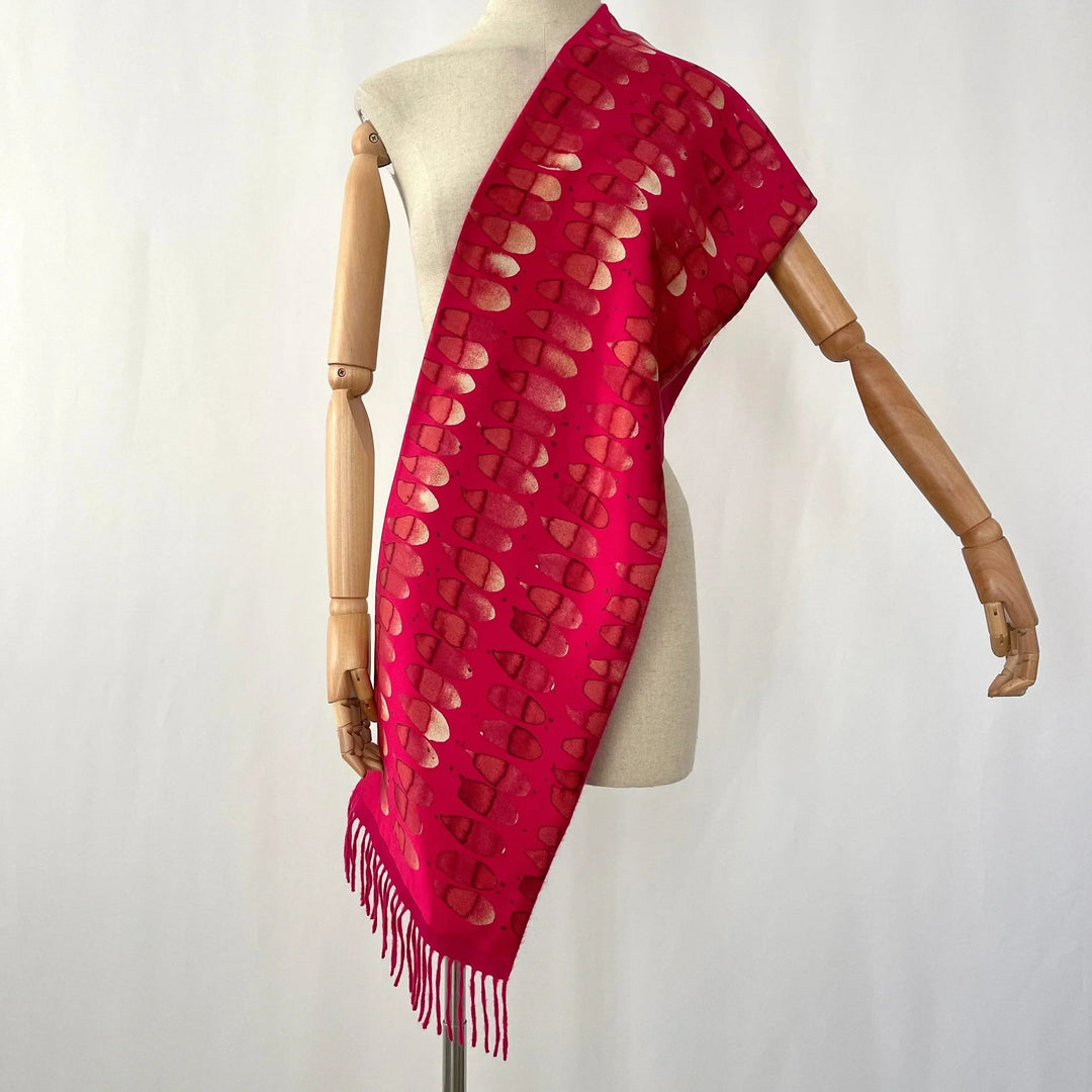 FABRIC FRONTLINE - FABRIC FRONTLINE Silk and Cashmere Scarf - AVVIIVVA.COM