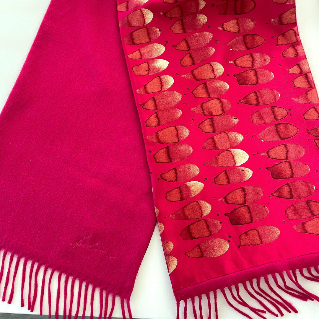 FABRIC FRONTLINE - FABRIC FRONTLINE Silk and Cashmere Scarf - AVVIIVVA.COM