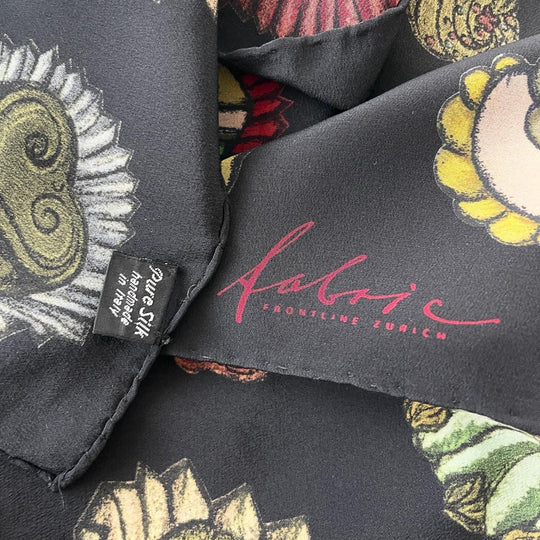 FABRIC FRONTLINE - FABRIC FRONTLINE Silk Scarf - AVVIIVVA.COM